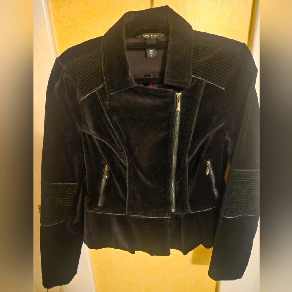 Velvet Moto Jacket
